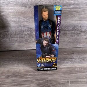 Marvel Avengers Infinity War Captain America 12" Doll Titan Hero Series Action